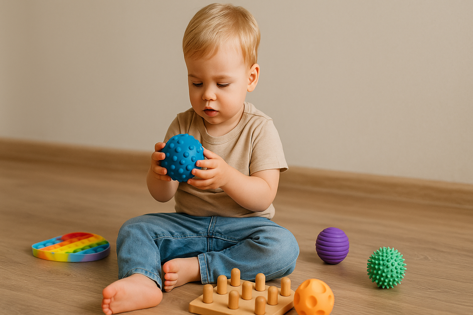 Sensorisches Spielzeug für 2-Jährige