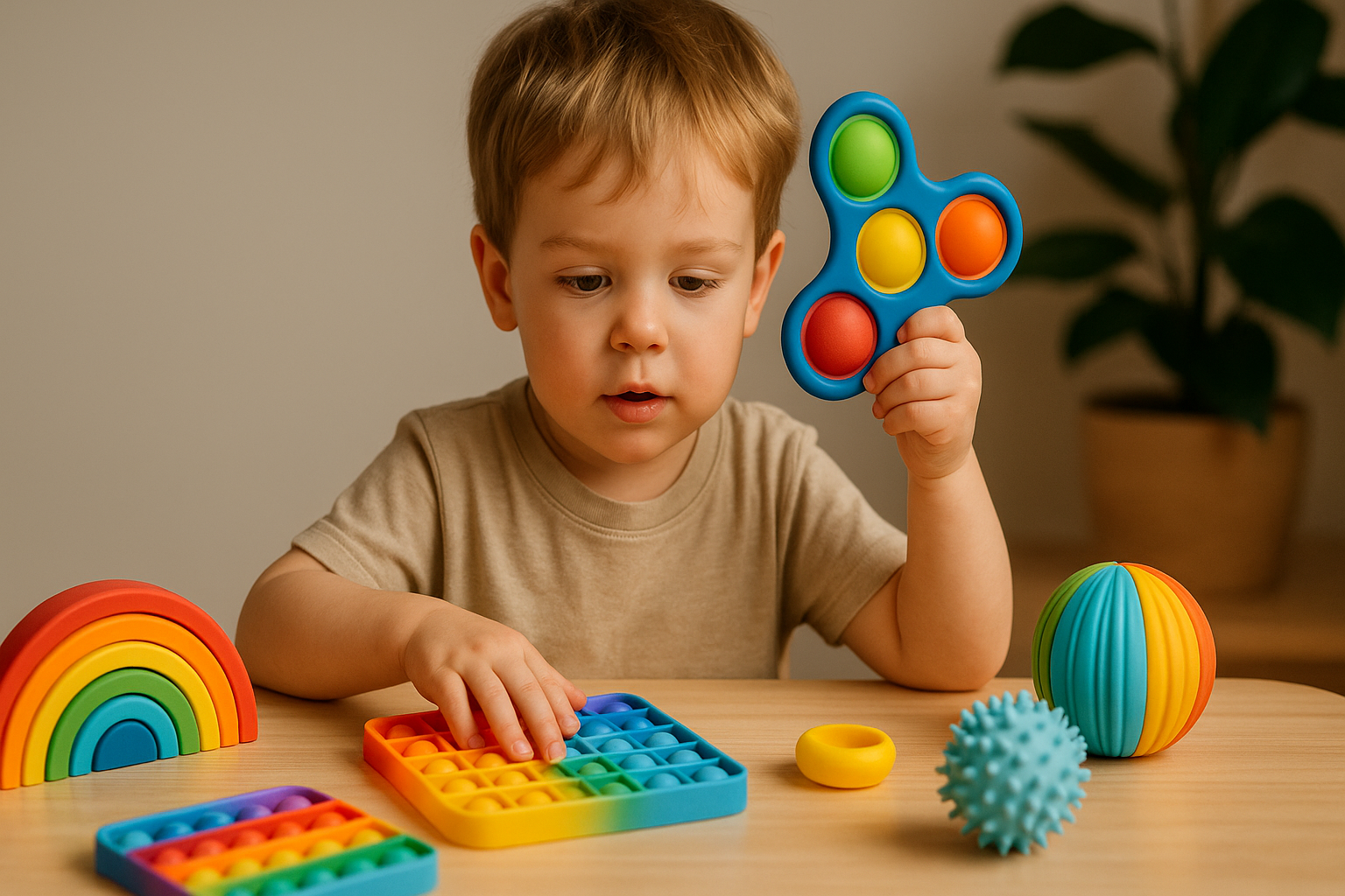 Sensorisches Spielzeug für 3-Jährige