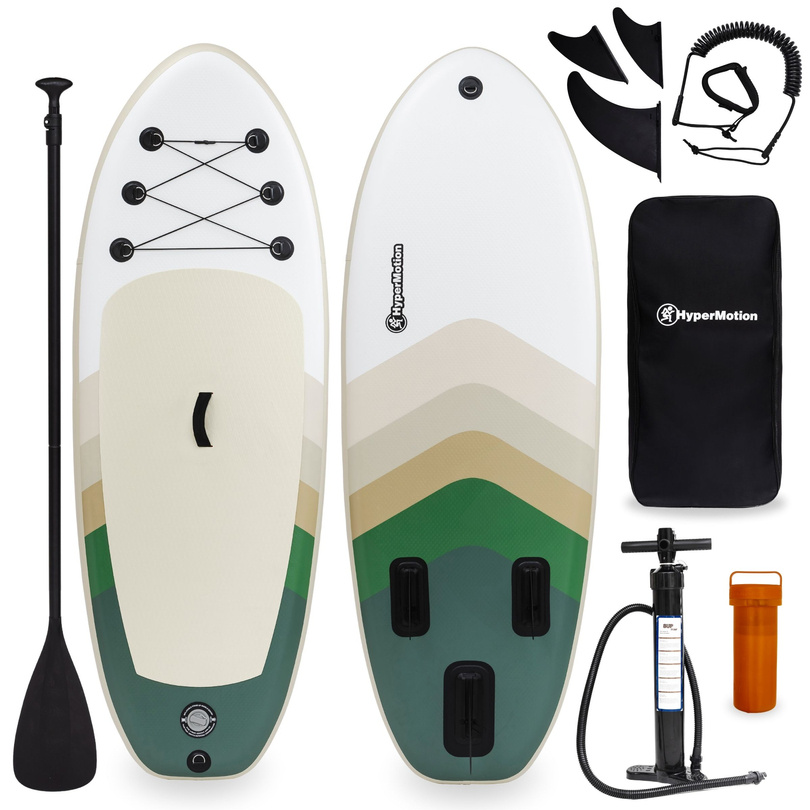 Aufblasbares SUP-Board für Kinder Stand Up Paddle 215 cm mit Paddel - HyperMotion WAVE BOOST 215