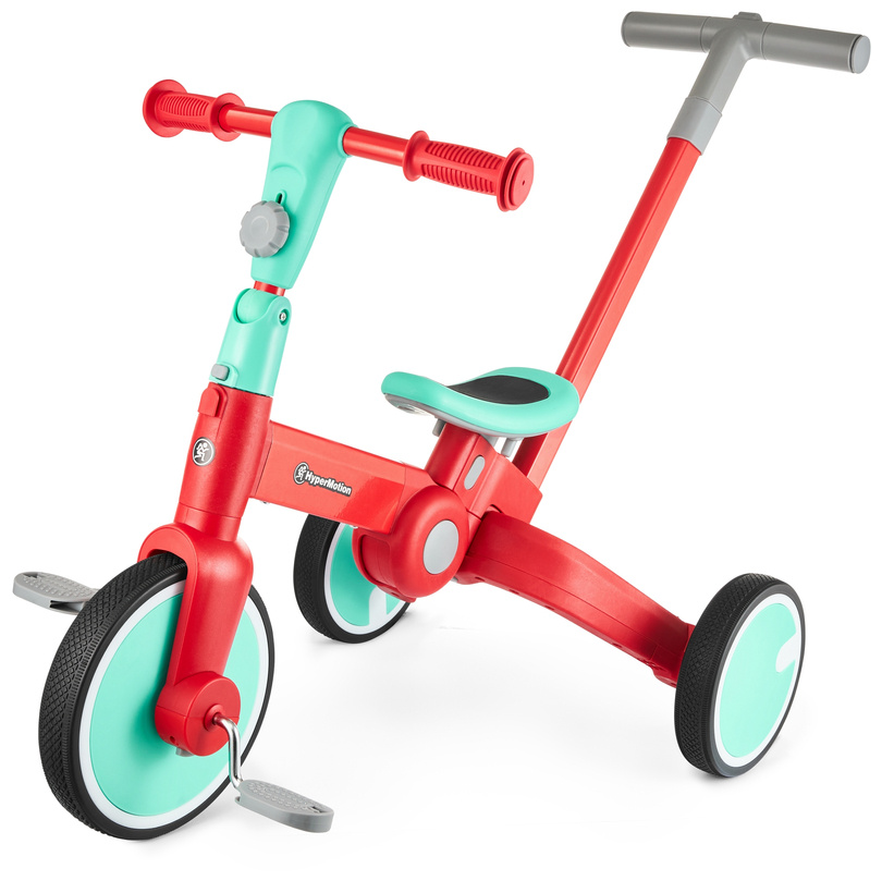 Baby-Dreirad, Laufrad, Wagen und Schiebewagen - 5 in 1 von HyperMotion