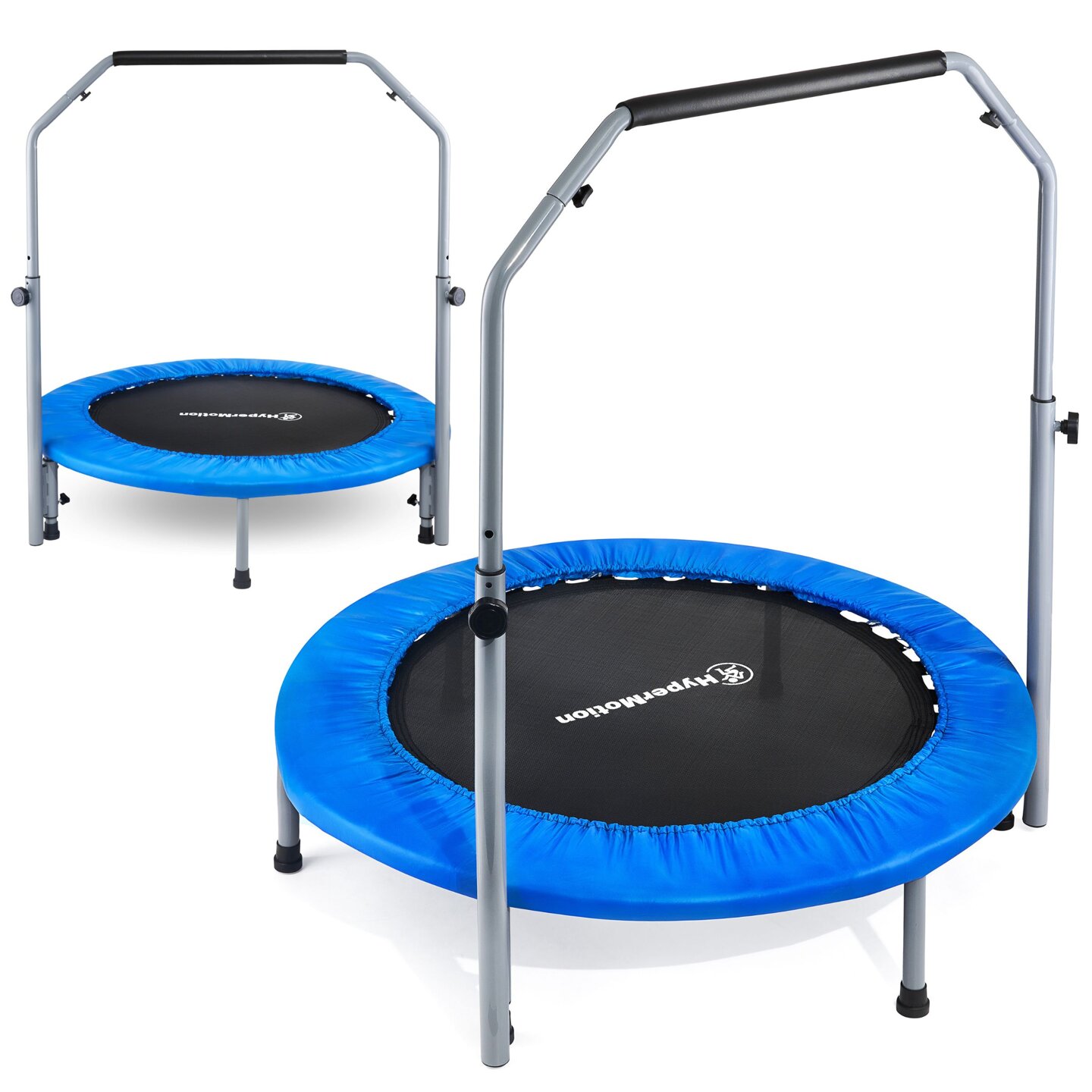 Trampolin mit Griff - 97 cm - für Kinder, Jugendliche und Erwachsene - für Haus und Garten