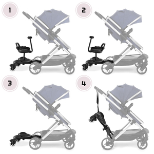 Beistellwagen mit Sitz zum Kinderwagen Mr. Buggy
