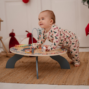 7in1 Lerntisch aus Holz, musikalisch, sensorisch