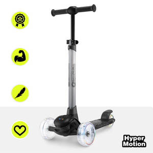 HyperMotion BECKY Balance Scooter – RGB-LED-Beleuchtung, schwarz