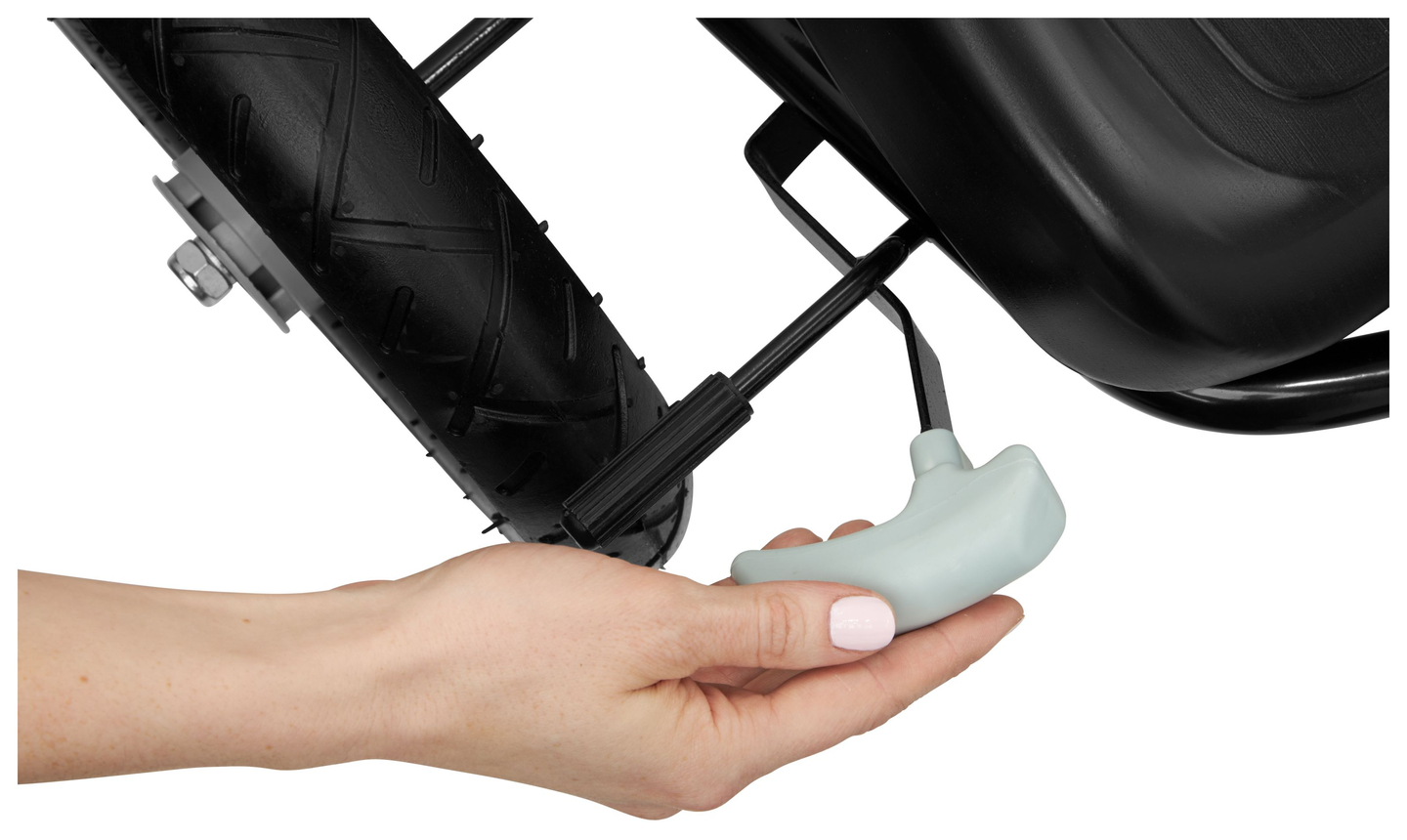 EVOQUE Pedal-Gokart für Kinder von 5-8 Jahren - grau