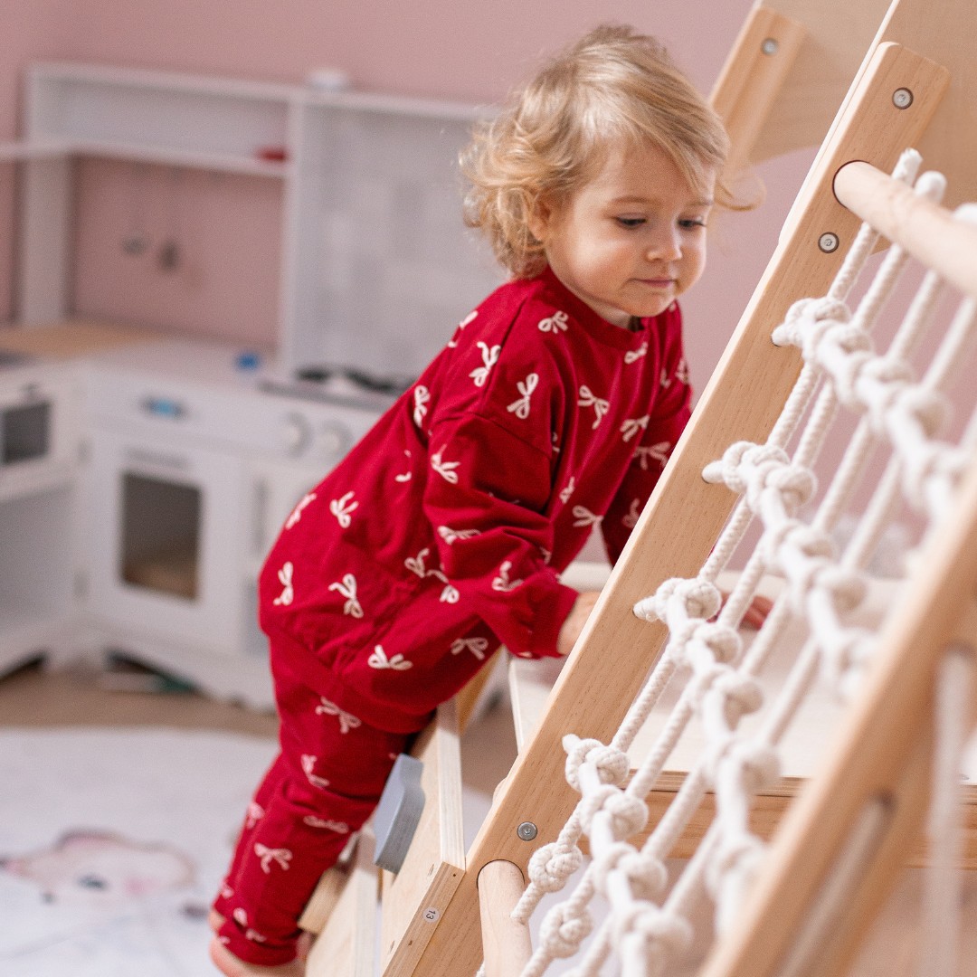 Holzspielplatz für Zuhause XL 5in1