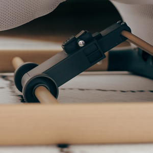 2-in-1-Schaukelstuhl Moby-System LILY - grau