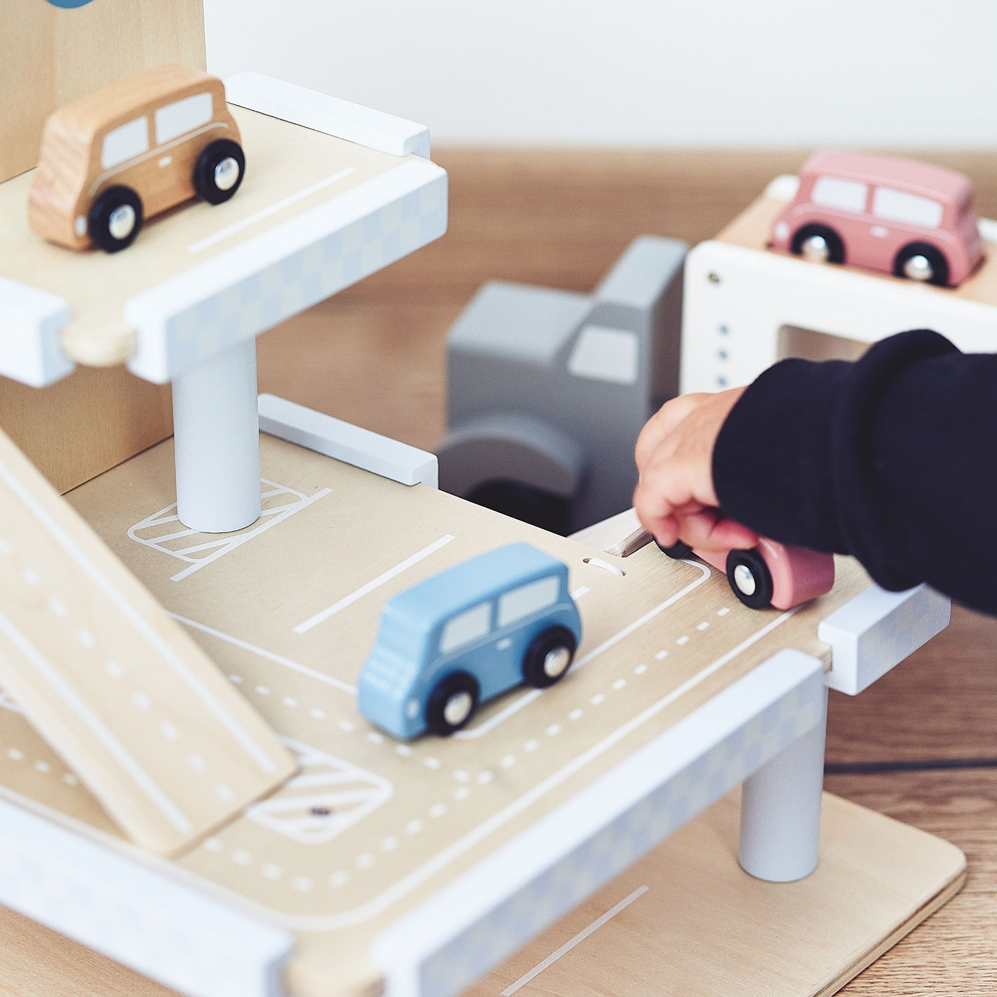 Holzparkplatz des Entdeckers