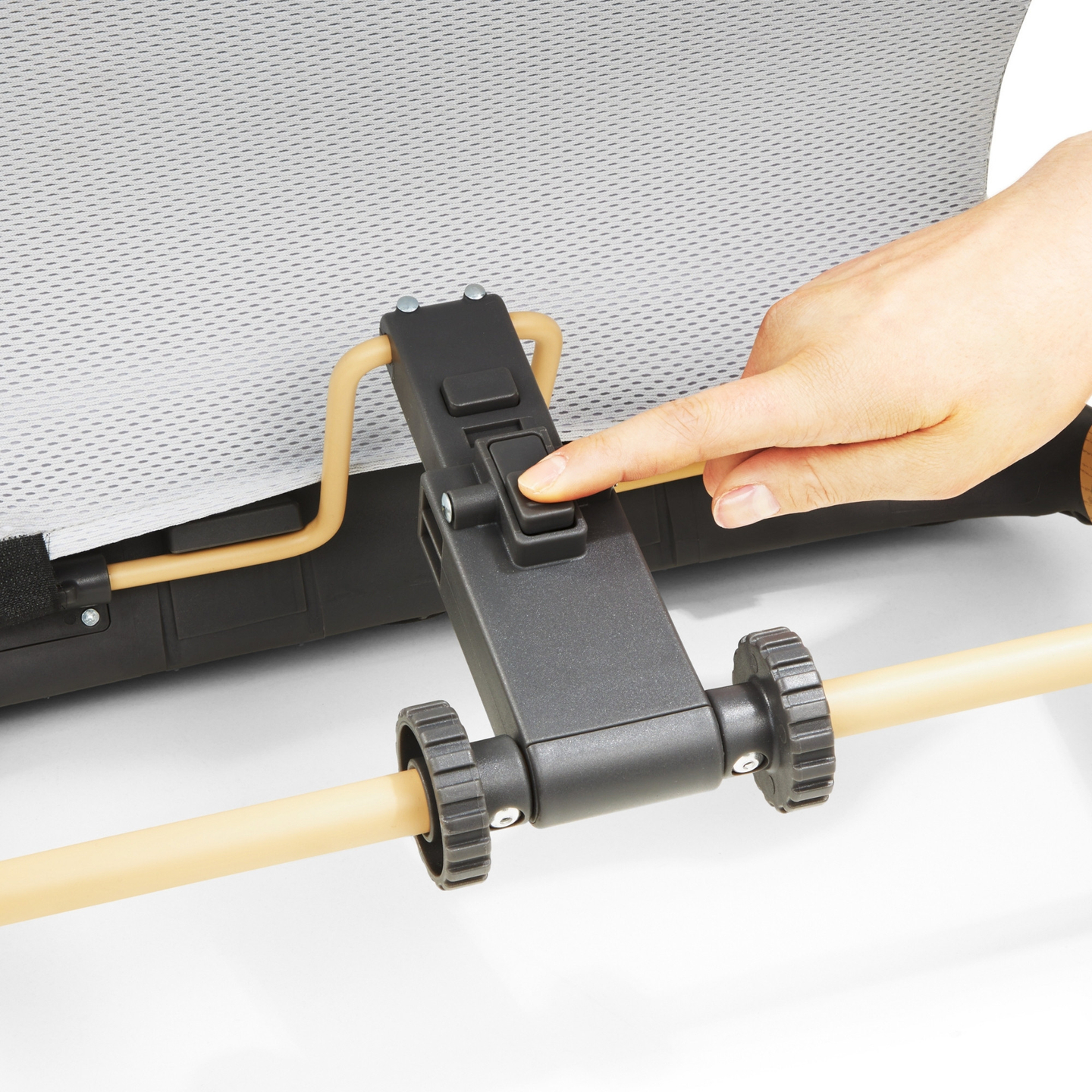 2-in-1-Schaukelstuhl Moby-System LILY - grau