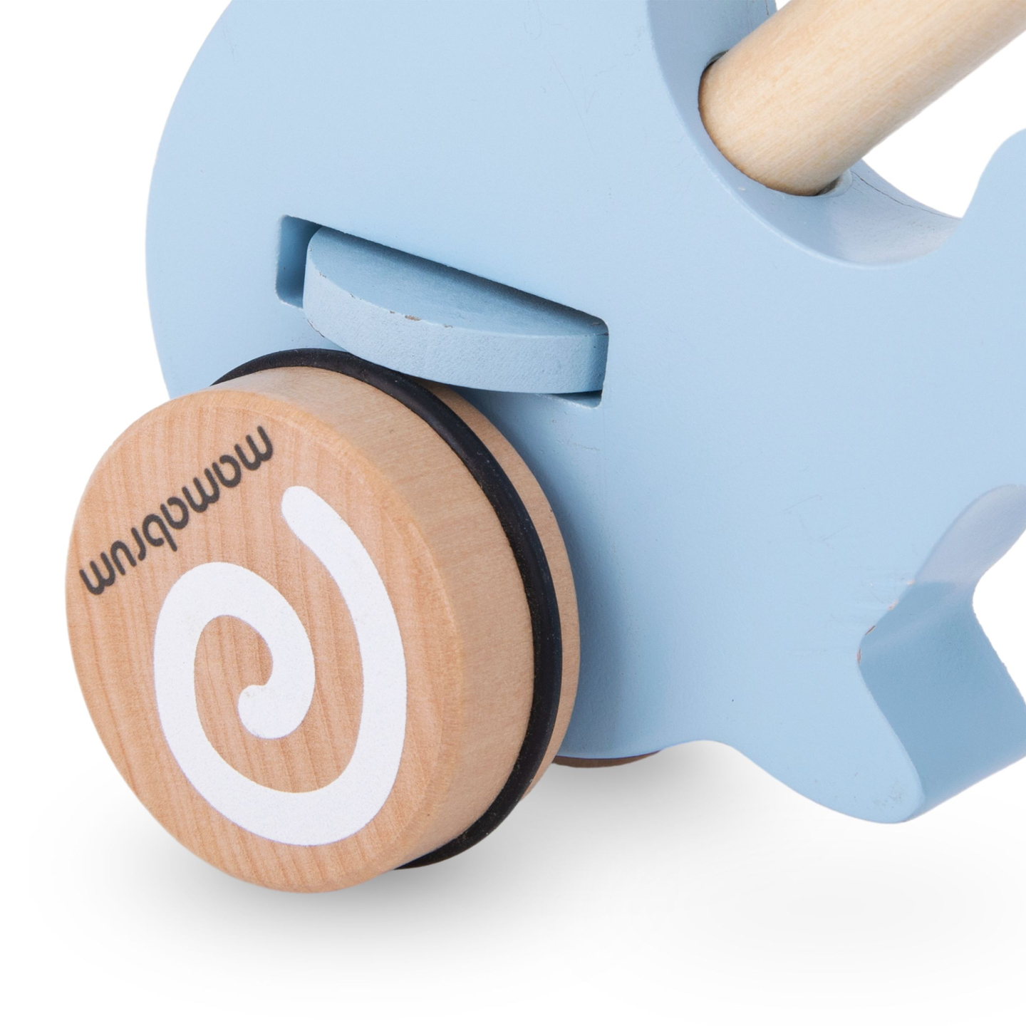 Holzplombe mit Schubstange - Schieber