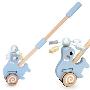 Holzplombe mit Schubstange - Schieber