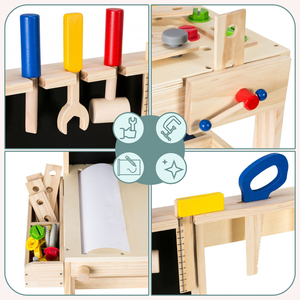 XXL-Bausatz aus Holz - 75 Elemente