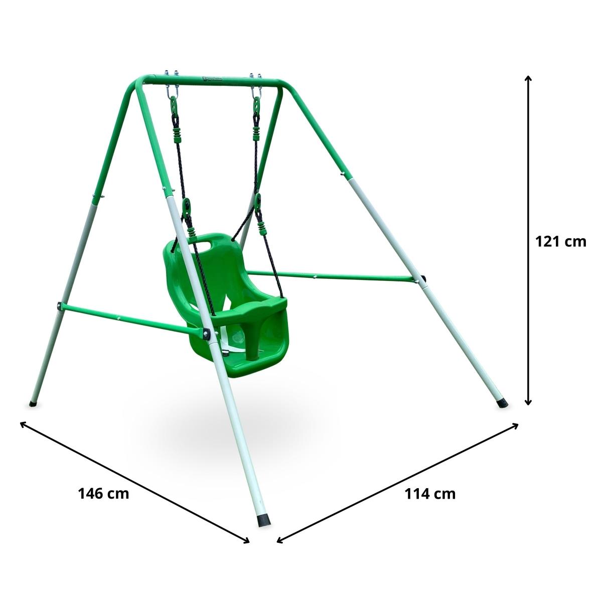 Schaukel für Babys und Kleinkinder mit Sicherheitsgurt