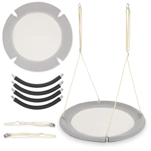 HyperMotion Storchennest-Schaukel - 100 cm Durchmesser, Farbe grau