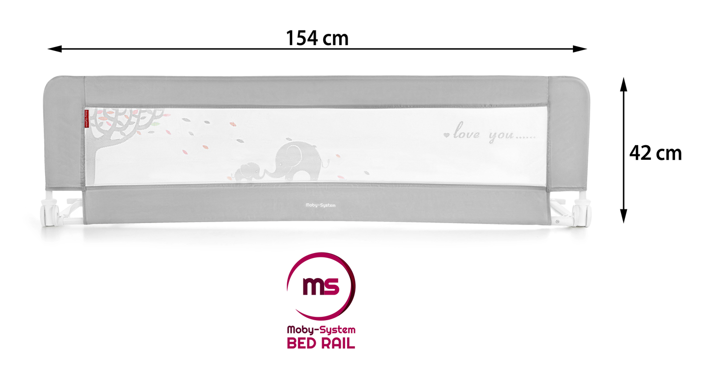 Bettschutzgitter - Bed Rail - Farbe: grau