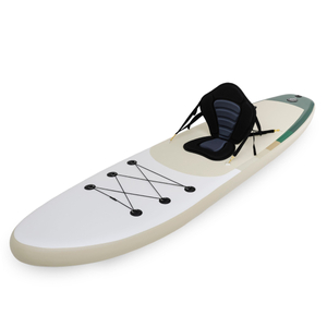 Aufblasbares SUP Stand Up Paddle Board 320 cm mit Paddel und Sitz – HyperMotion WAVE BOOST 320