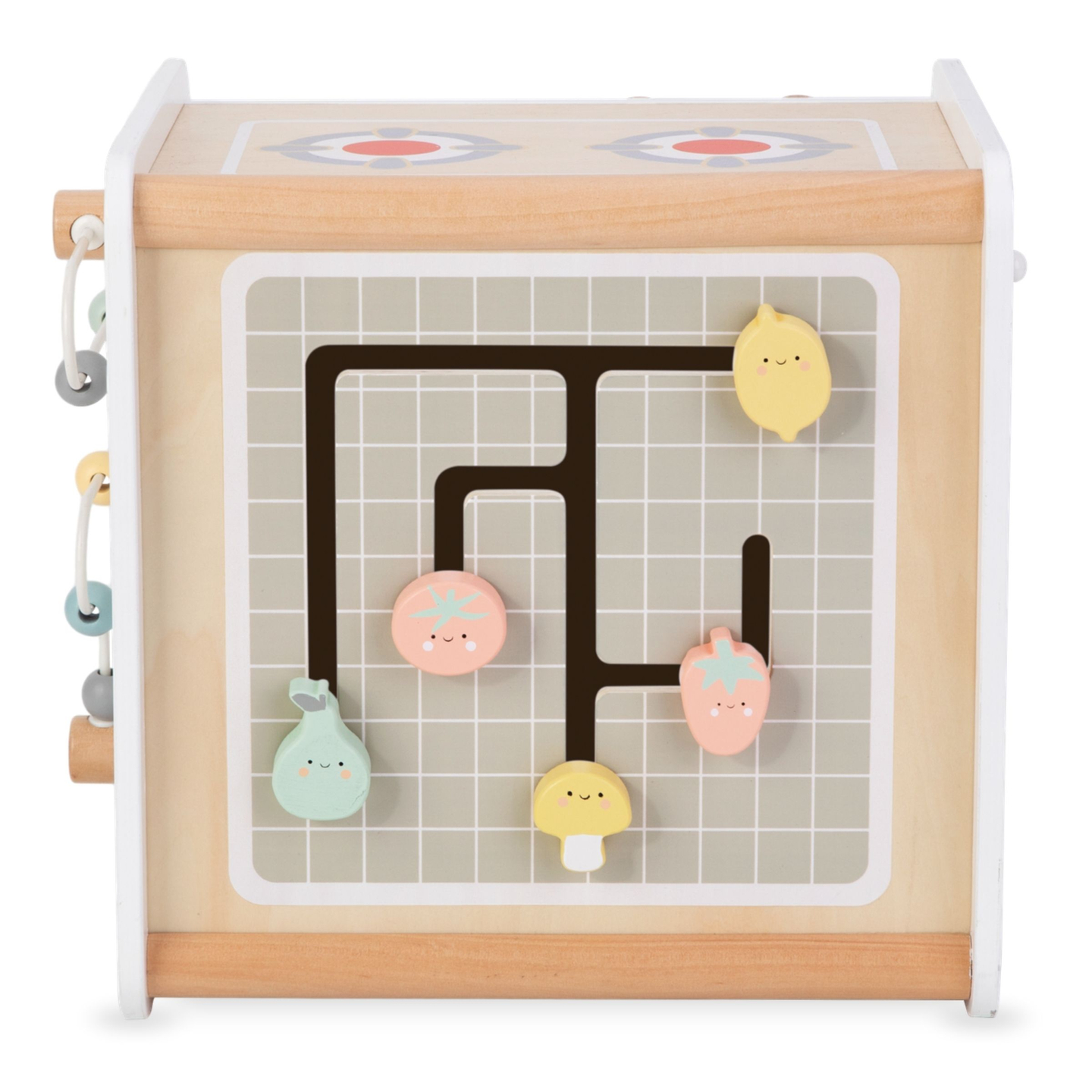 Küche aus Holz - Lernwürfel