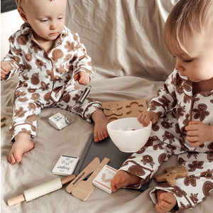 Lebkuchenset aus Holz