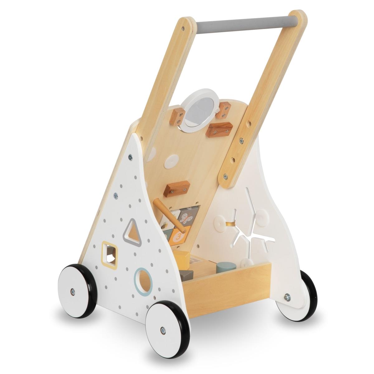 Pädagogische Lauflernhilfe 8in1 / Babystoßer - Manipulationsbrett