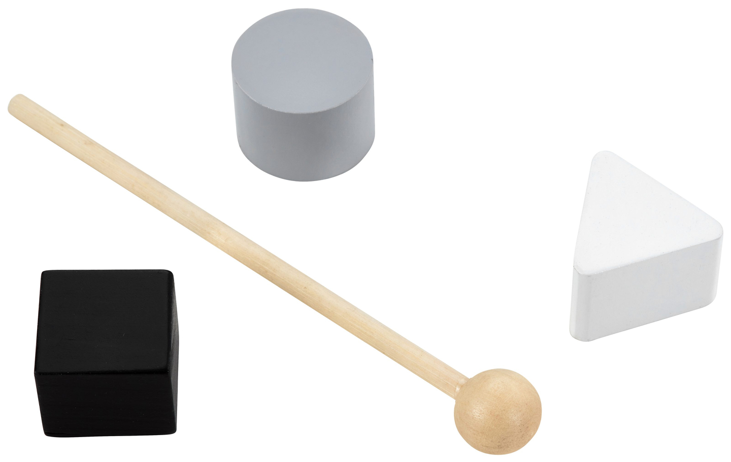 Lernlaufwagen mit Bildungsfunktion / Schieber aus Holz - Manipulationsbrett