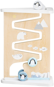 Zweiseitige sensorische Manipulationstafel aus Holz