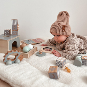 Montessori-Erziehungsbox für Babys - 6 Spielzeuge