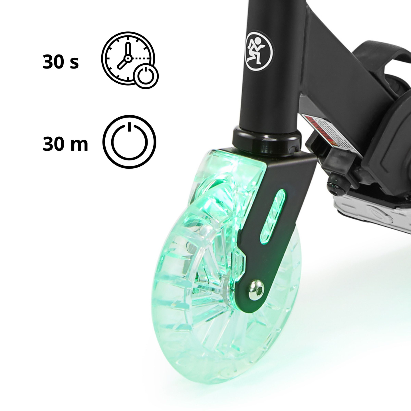 Zweirad-Roller mit LED-Faltlicht - HyperMotion Ice Flash
