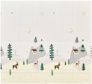 Beidseitige Schaummatte XXL – faltbar 1 CM (Berge und Straße)