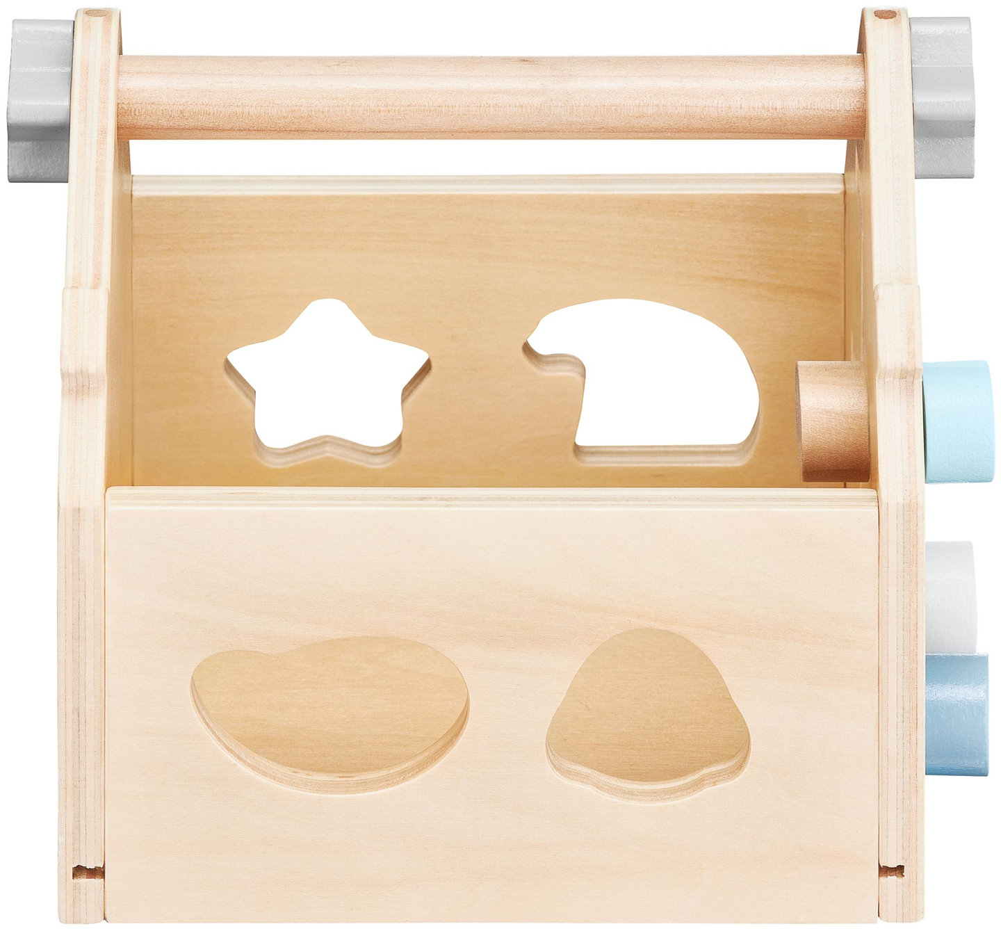 Sorter - Lernhaus aus Holz mit Bauklötzen