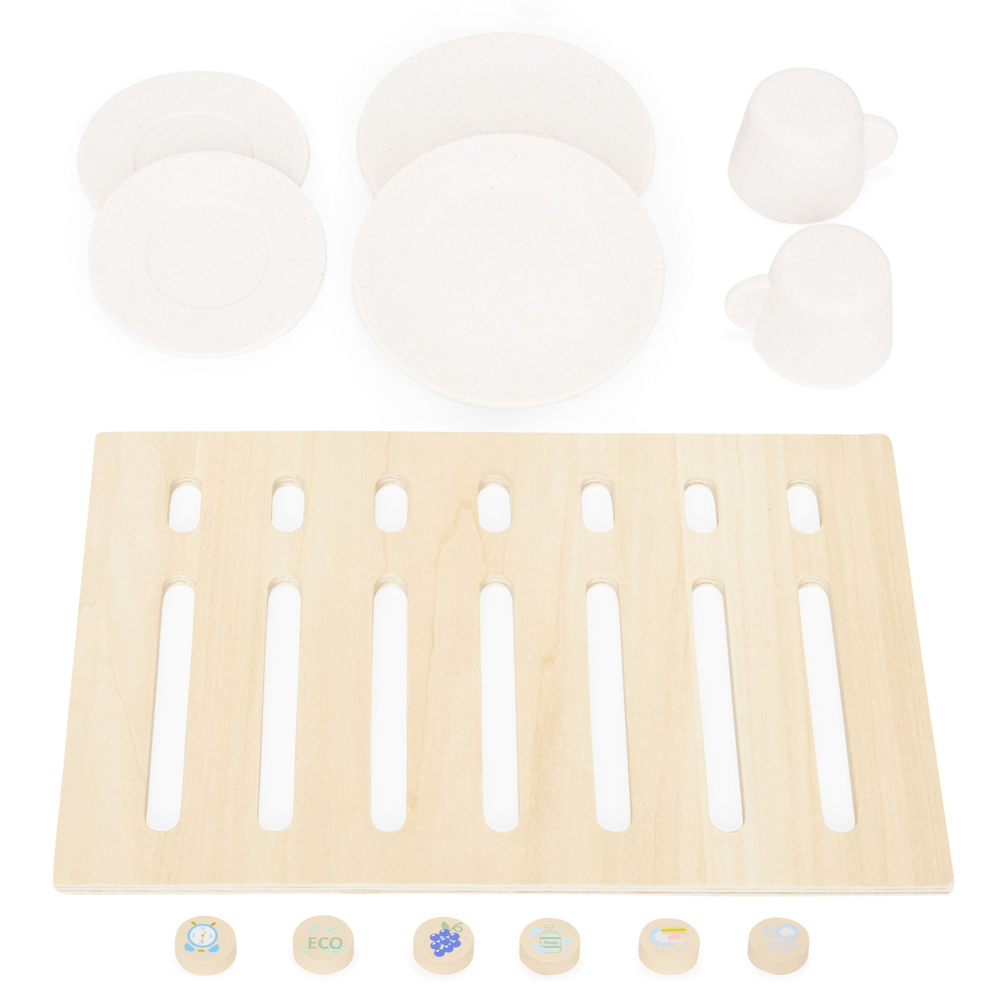 Holzgeschirrspüler mit Zubehör