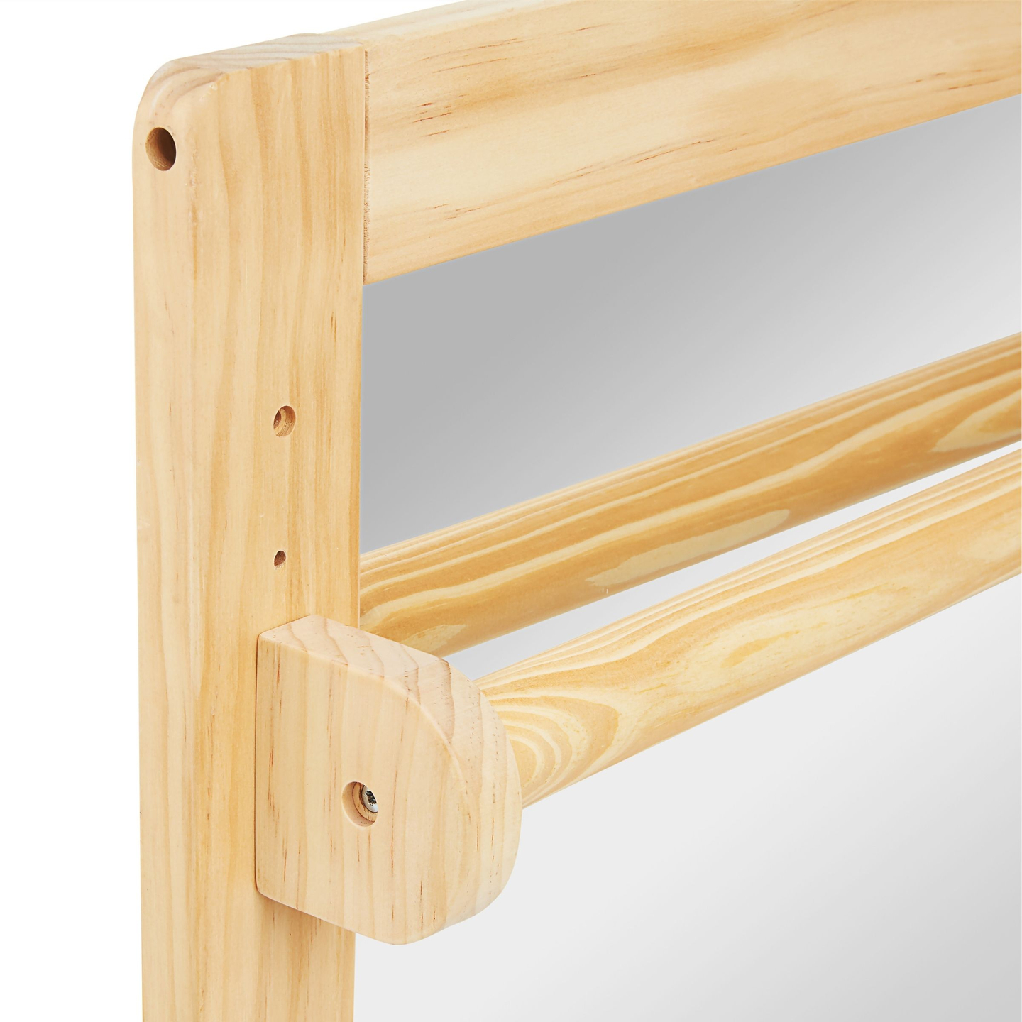 Babyspiegel mit verstellbarem Griff - Montessori