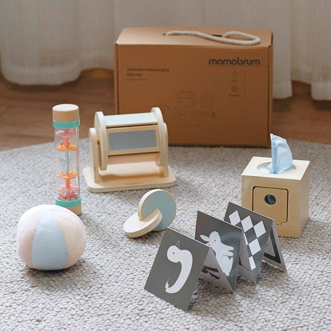 Montessori-Spielzeugset für Kleinkinder 0-6 Monate