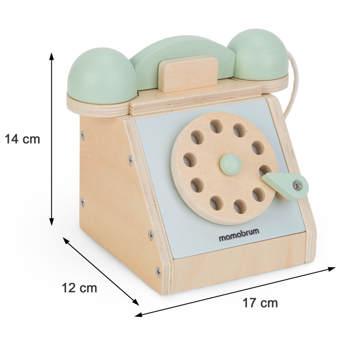 Retro-Holztelefon - neuwertig