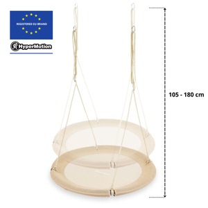 HyperMotion Storchennest-Schaukel - 100 cm Durchmesser, Farbe boho beige