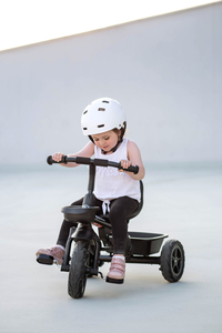 Dreirad HyperMotion TOBI VECTOR - dauerhaft aufgepumpte Räder + Schieber. Farbe: schwarz.