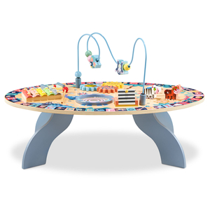 7in1 Lerntisch aus Holz, musikalisch, sensorisch