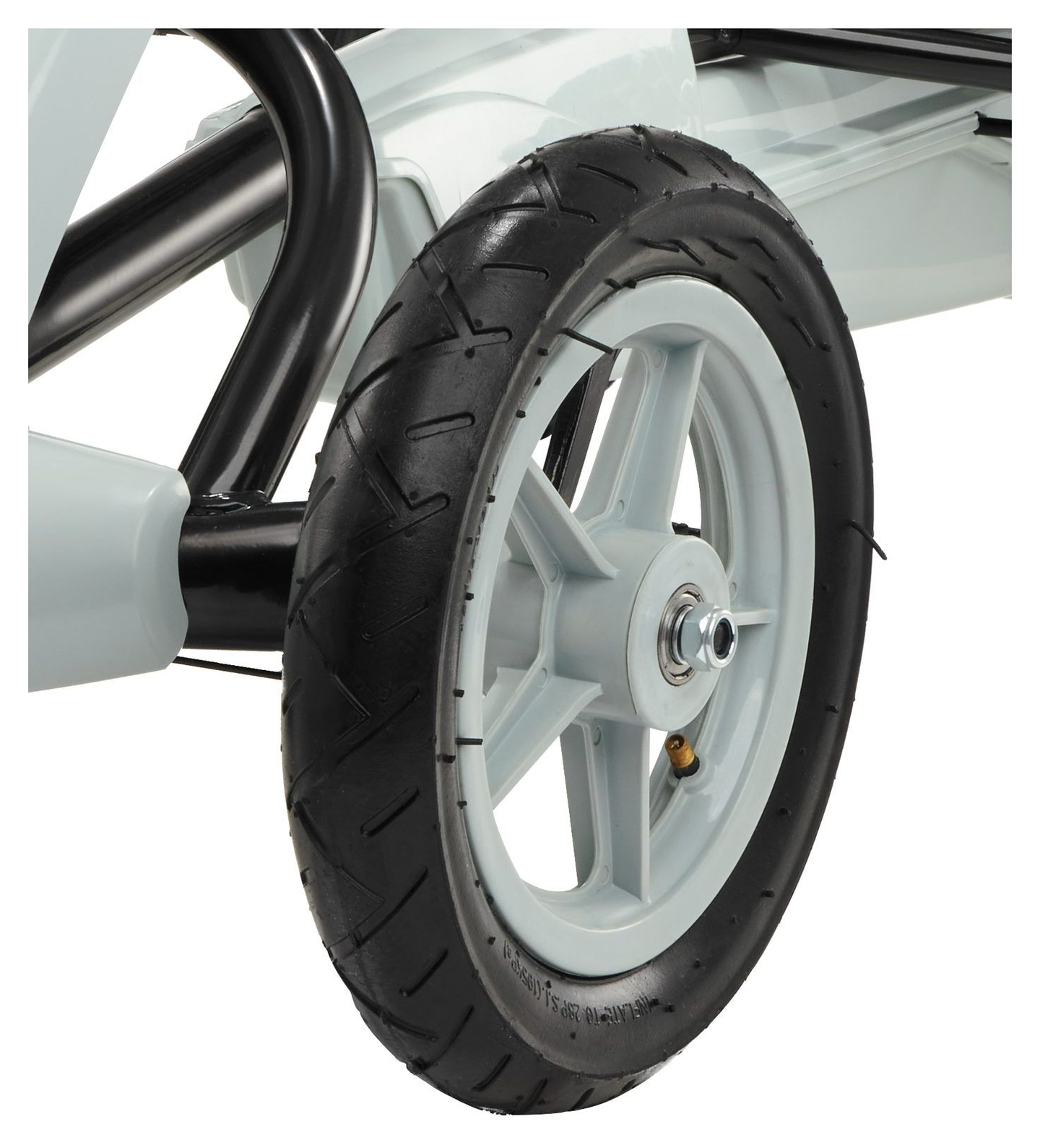 EVOQUE Pedal-Gokart für Kinder von 5-8 Jahren - grau