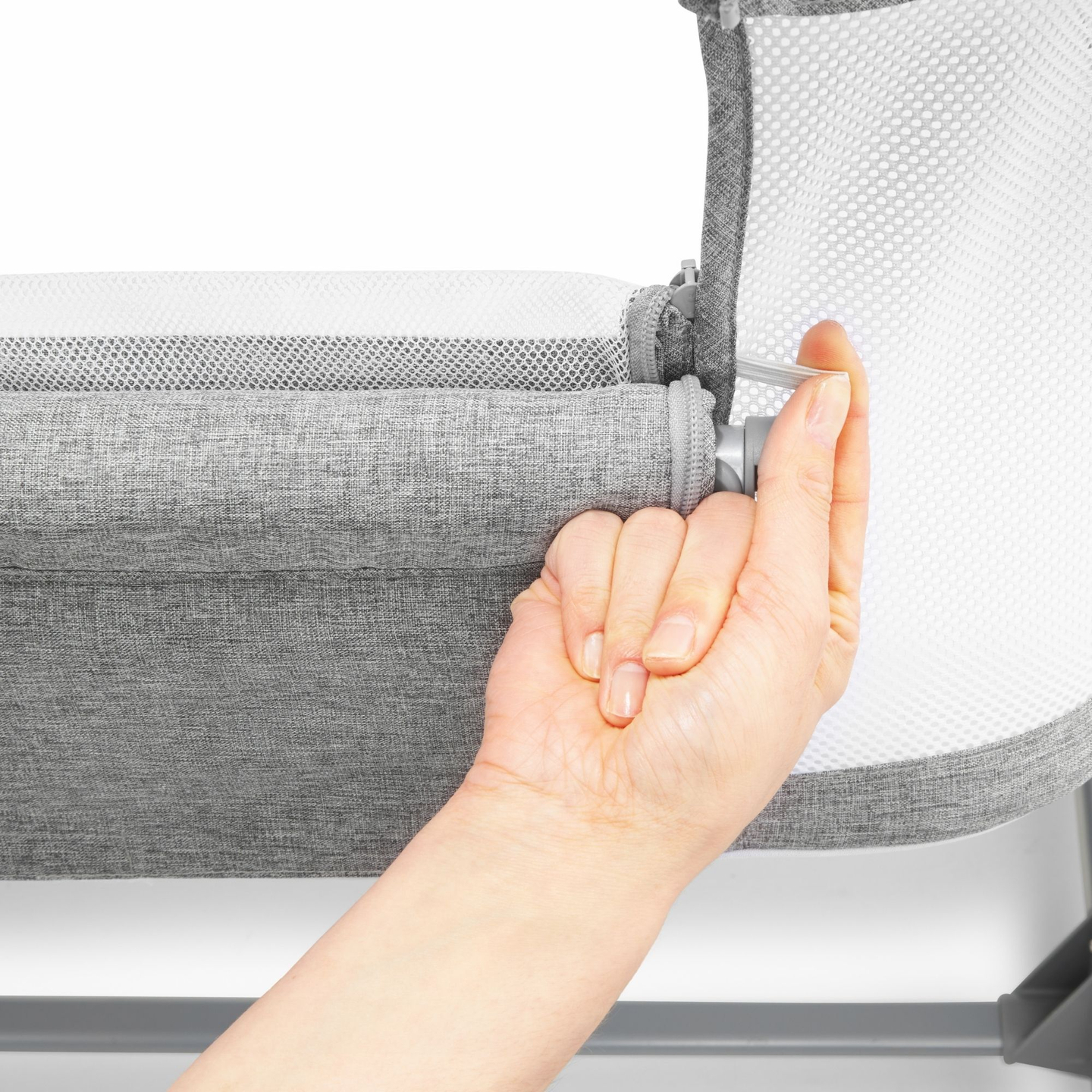 Ausziehbett Moby-System LUNA 3in1 - grau