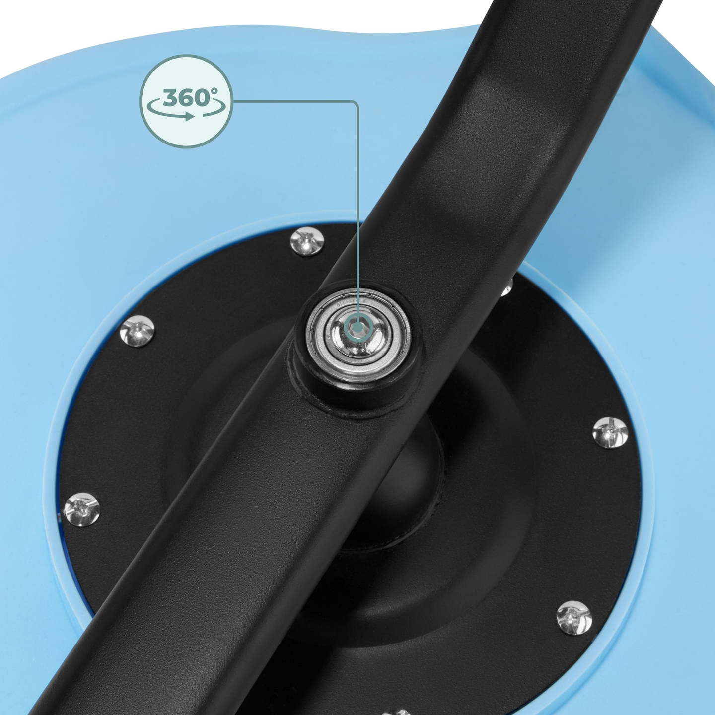 Mini-Karussell für Kinder Fisch - blau