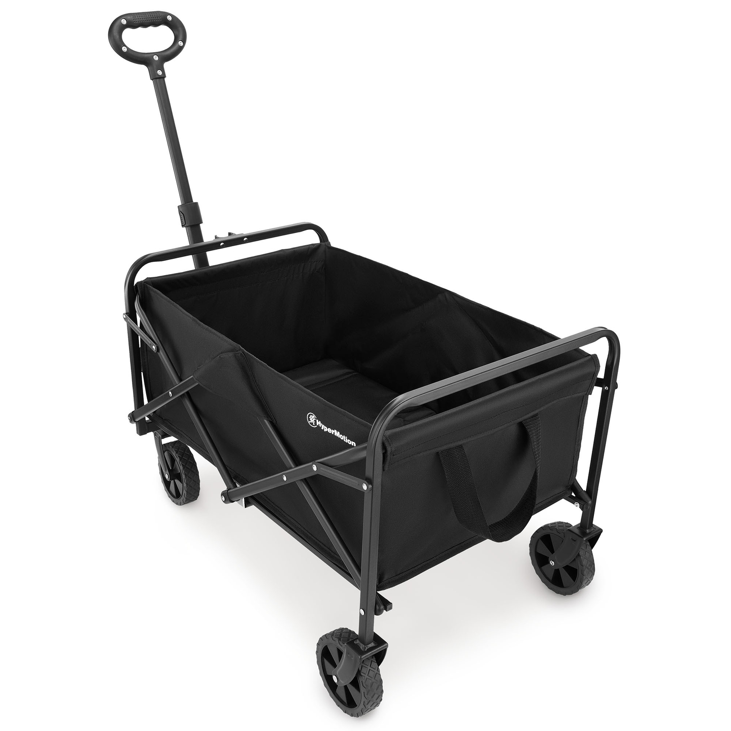 HyperMotion faltbarer Strandrollstuhl - schwarz, 80 kg