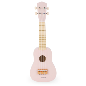 Hölzerne Gitarre für Kinder - Ukulele - rosa Farbe