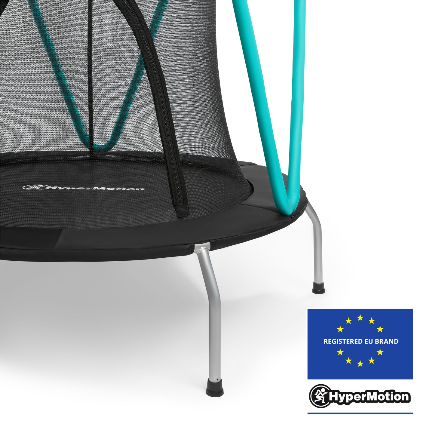 Mint-Trampolin 137 cm mit Schutznetz – für Kinder von 3–8 Jahren – für Haus und Garten