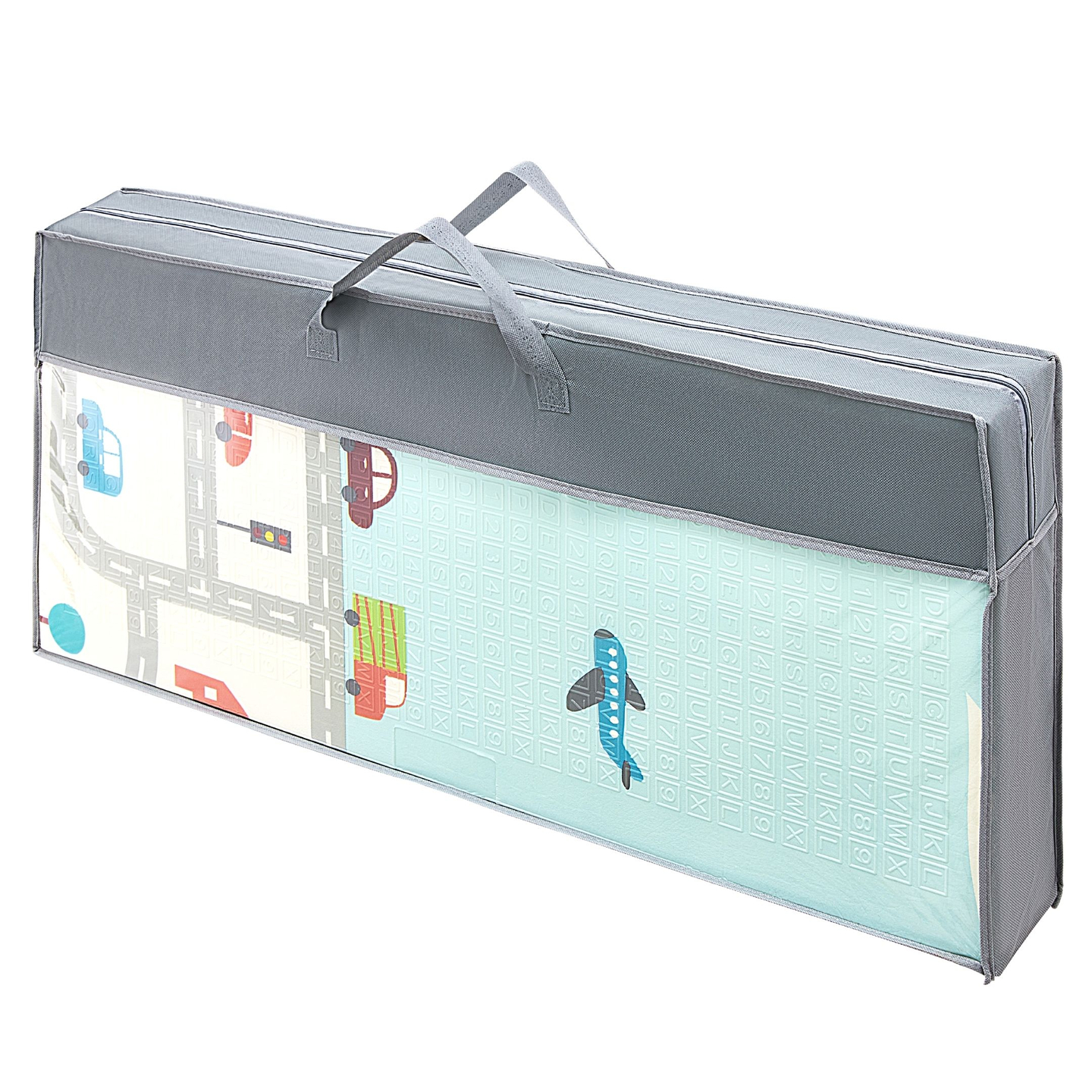 Beidseitige Schaummatte XXL – faltbar 1 CM (Berge und Straße)