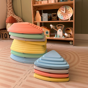 Farbige Ausgleichssteine - 11 Stück