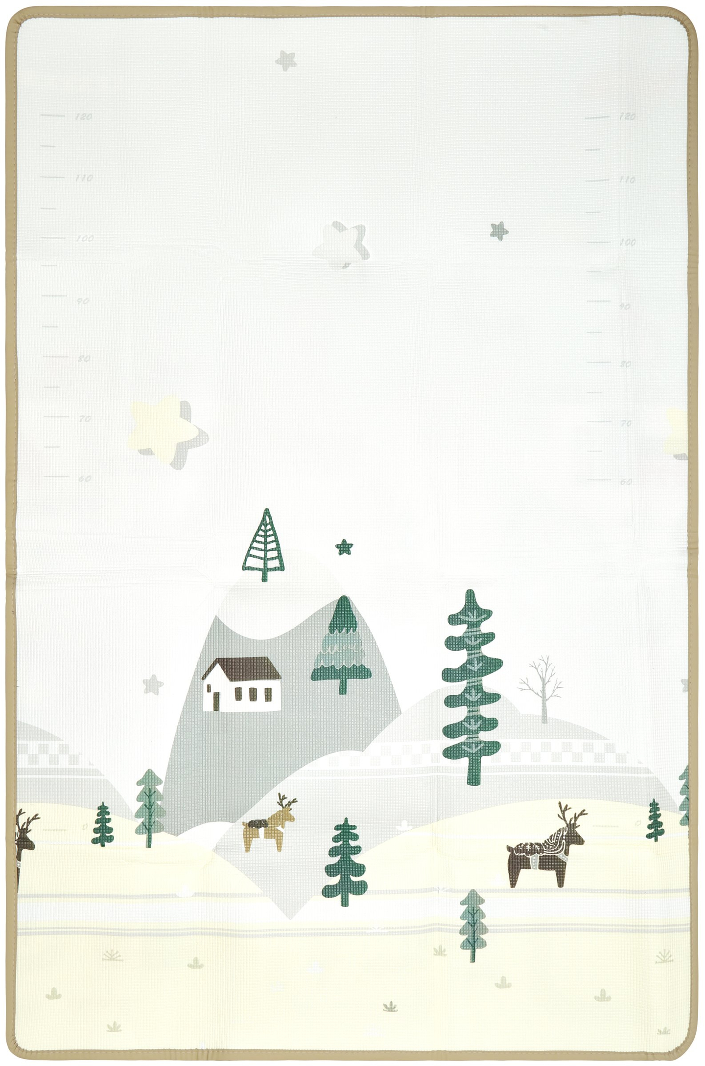 Beidseitige Schaummatte – Märchenwelt / winterliche Stadt