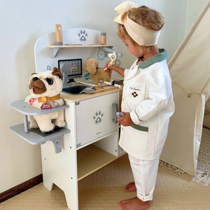 Tierklinik - Set aus Holz