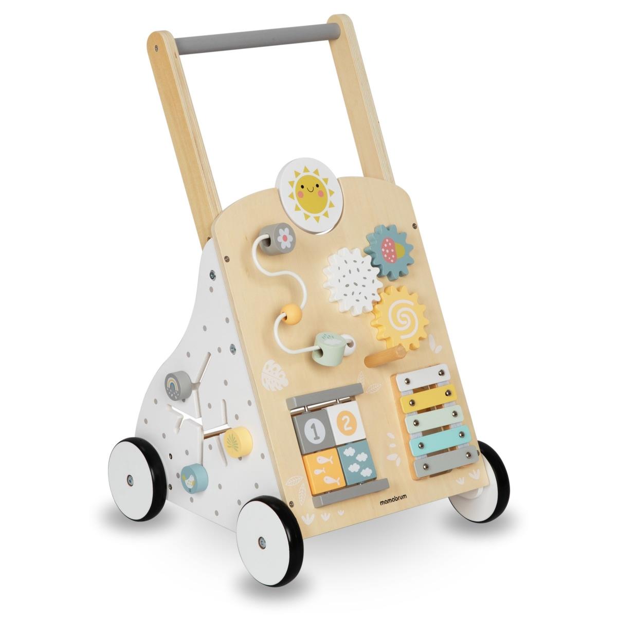 Pädagogische Lauflernhilfe 8in1 / Babystoßer - Manipulationsbrett