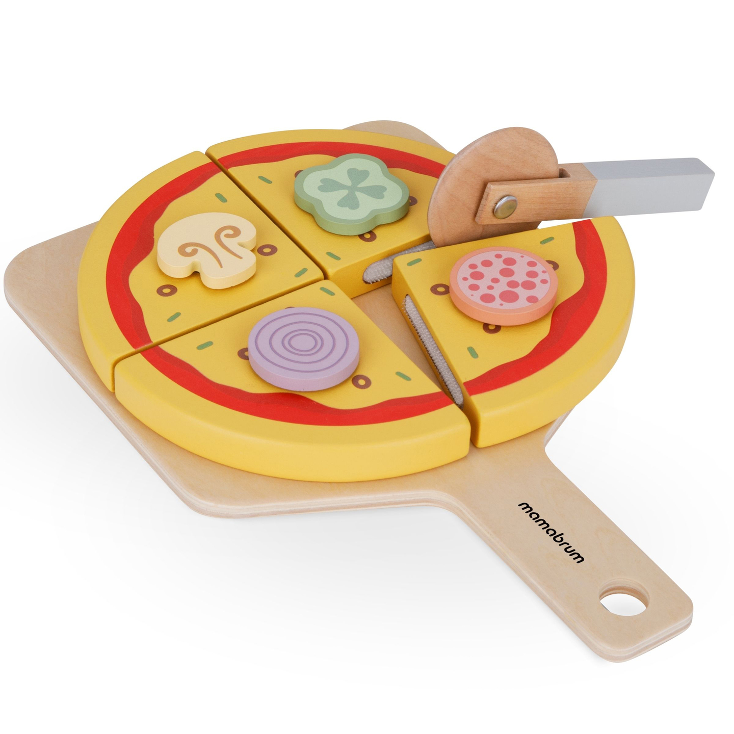 Pizzabackset aus Holz