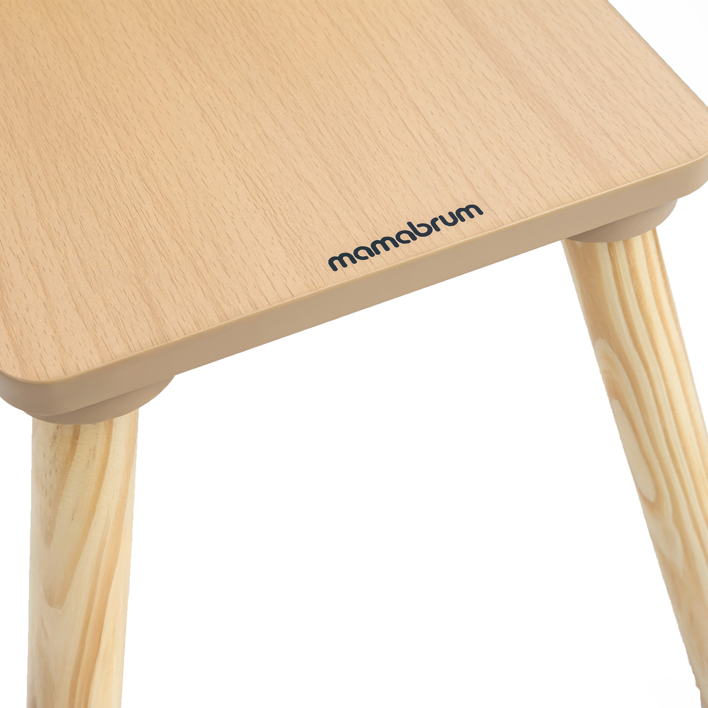 Holztisch mit Stauraum und 2 Stühlen Kinderset - Süßer Teddybär