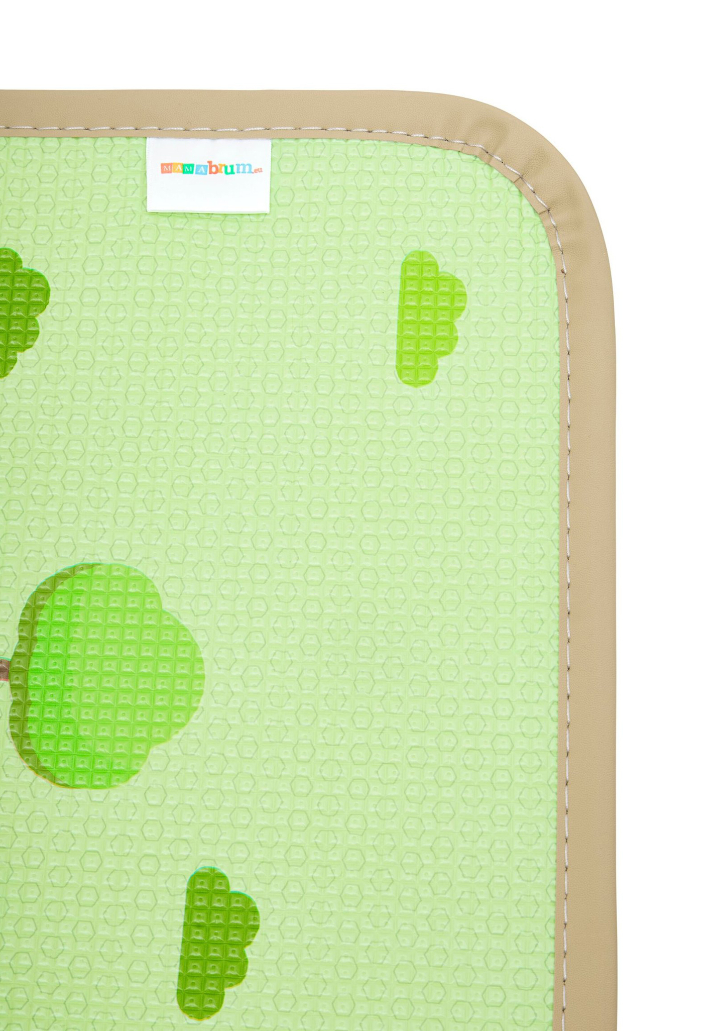 Beidseitige Schaummatte – Wald auf einem Hügel / sonnige Stadt